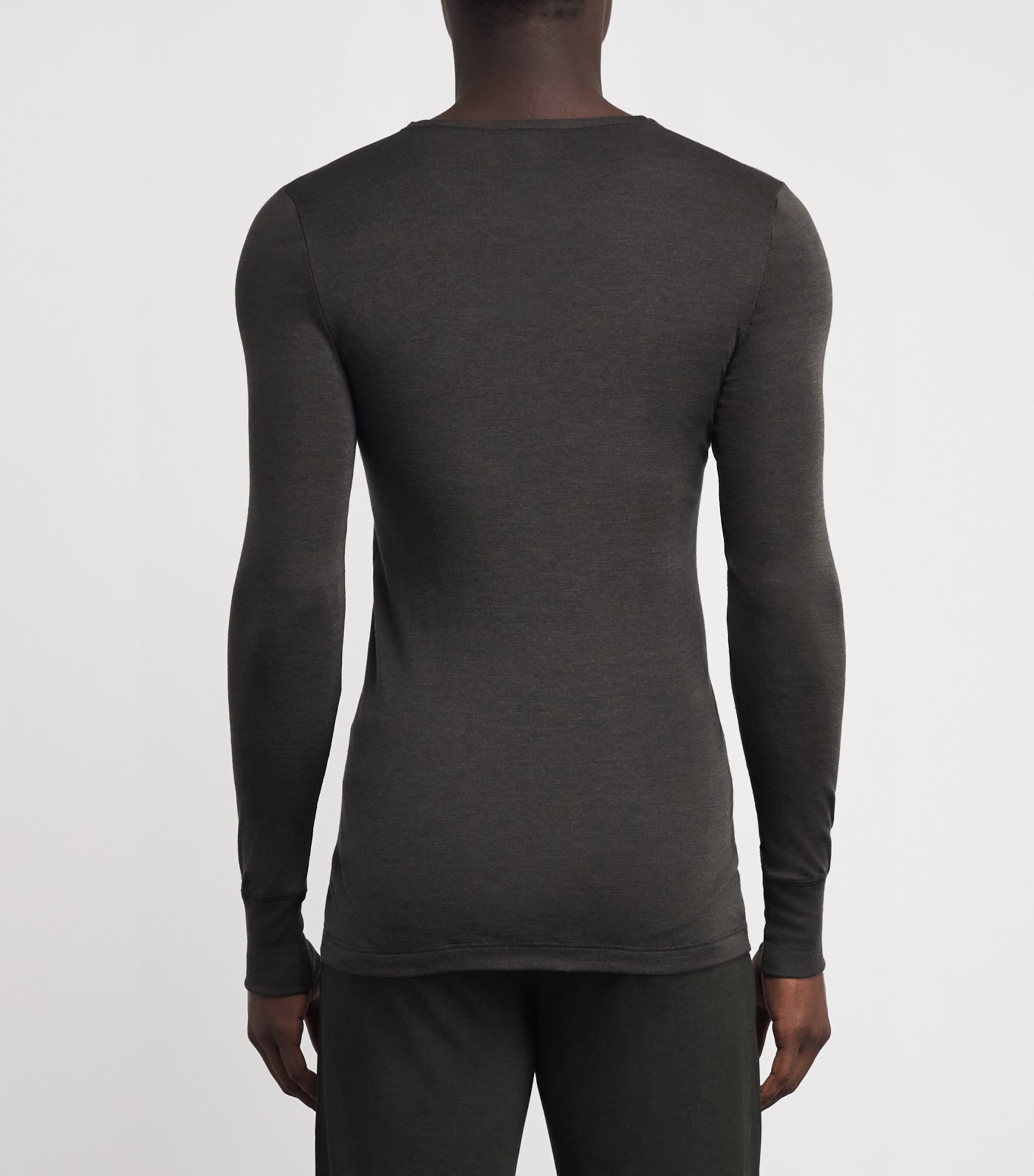 Woolen Silk Long Sleeve T-Shirt 2147 EARTHY INK Image 4