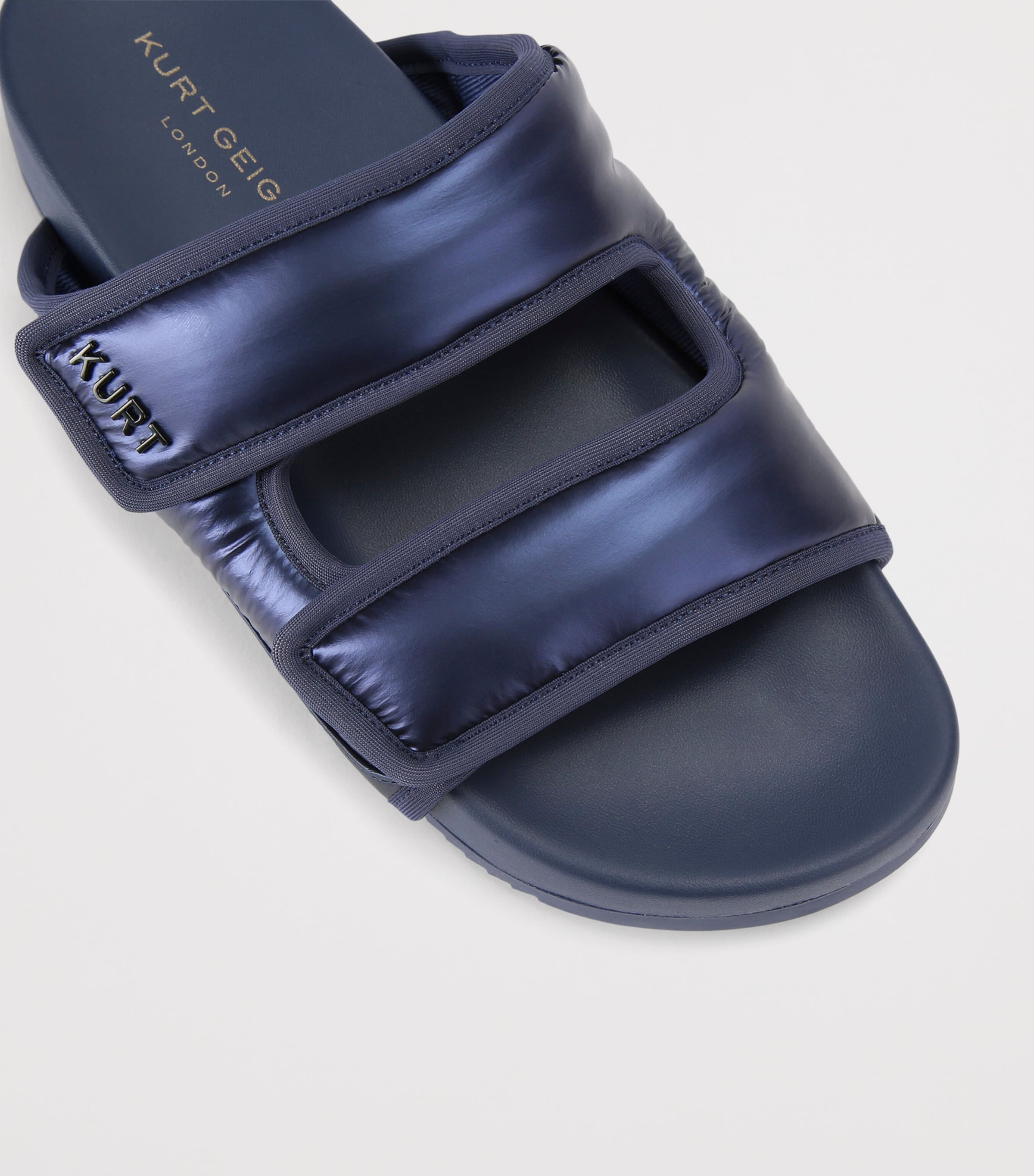 Kurt Geiger London Mens Puff Sandals Navy Image 2