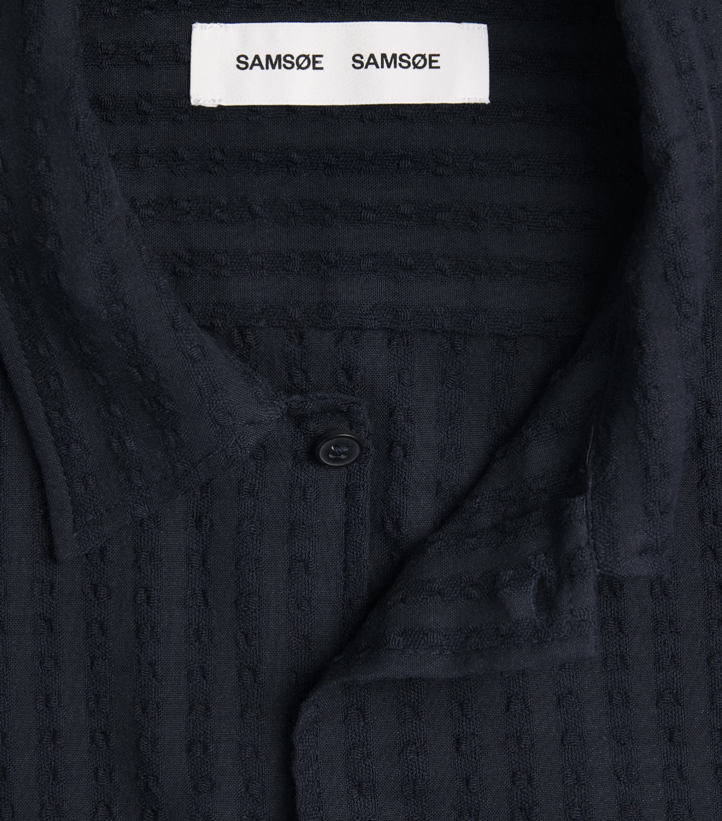 SAMSOE SAMSOE Mens Stretch-Cotton Avan Shirt Salute Image 6