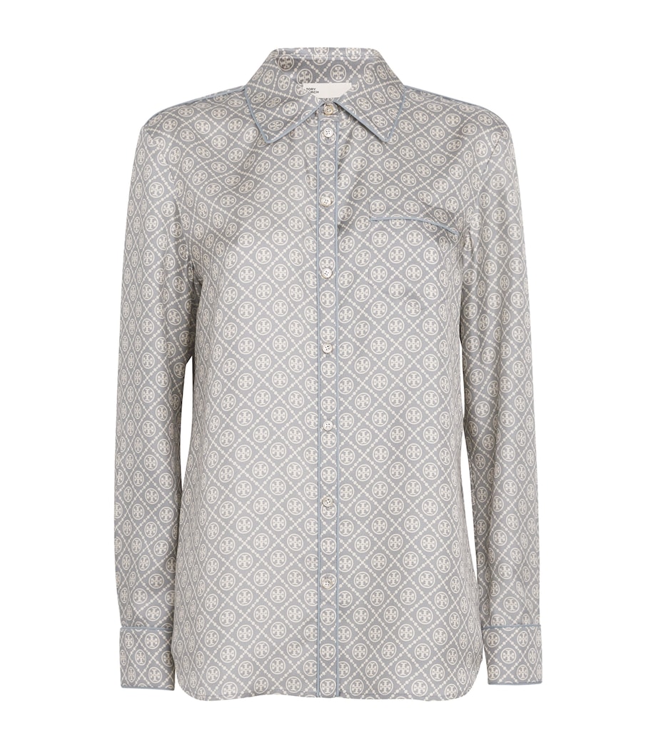 Silk T Monogram Shirt GRAY T MONOGRAM MINI Image 1