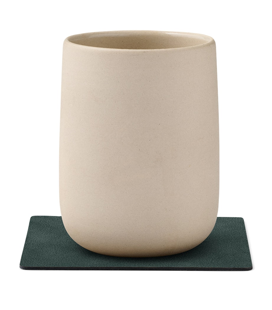 Square Nupo Coasters (Set of 4) DARK GREEN Image 2