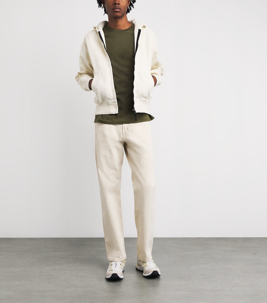 Cotton Crescent T-Shirt MOSS - 1454 Image 2