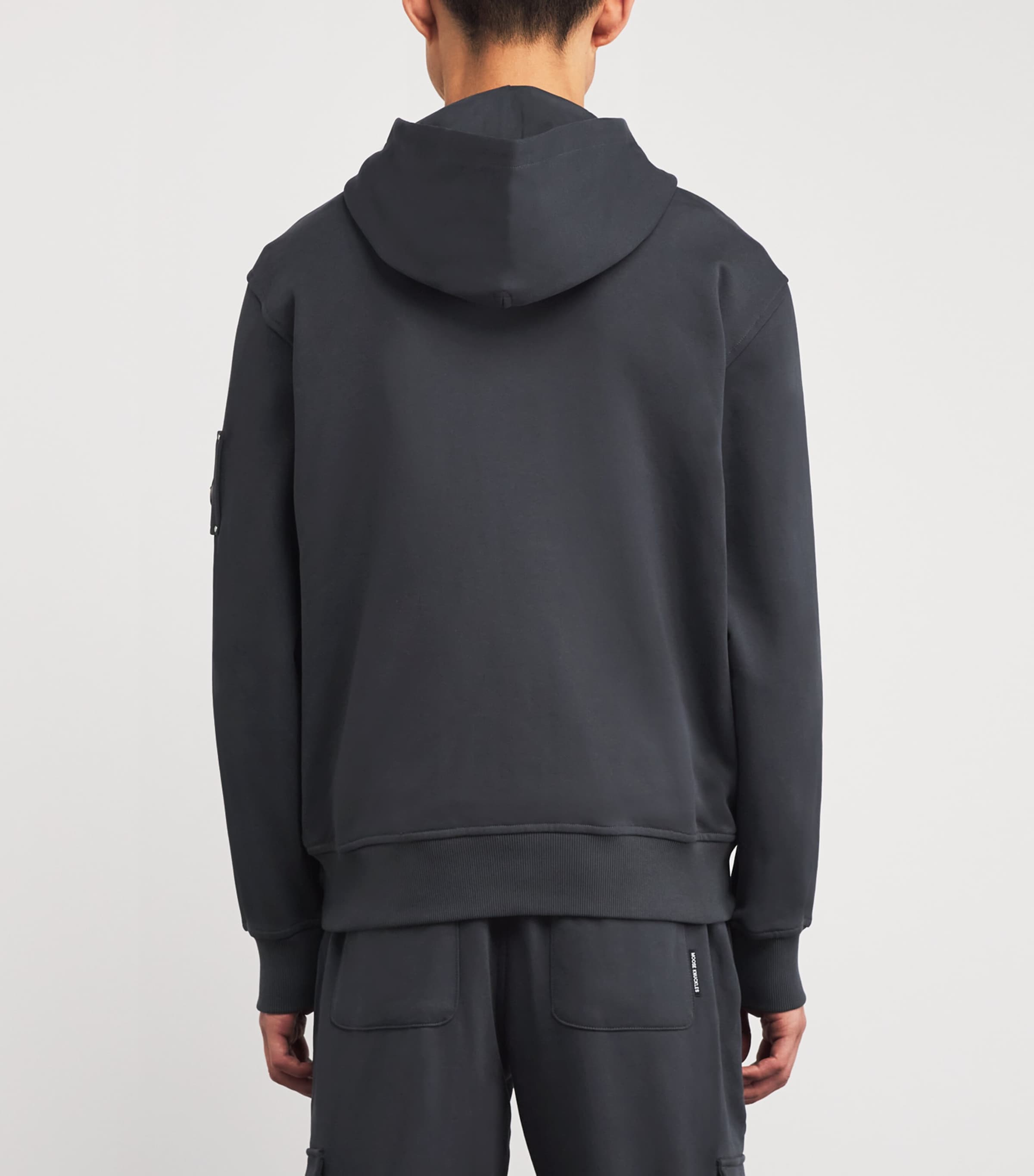 Cotton Hartsfield Zip-Up Hoodie CEMENT - 1542 Image 4