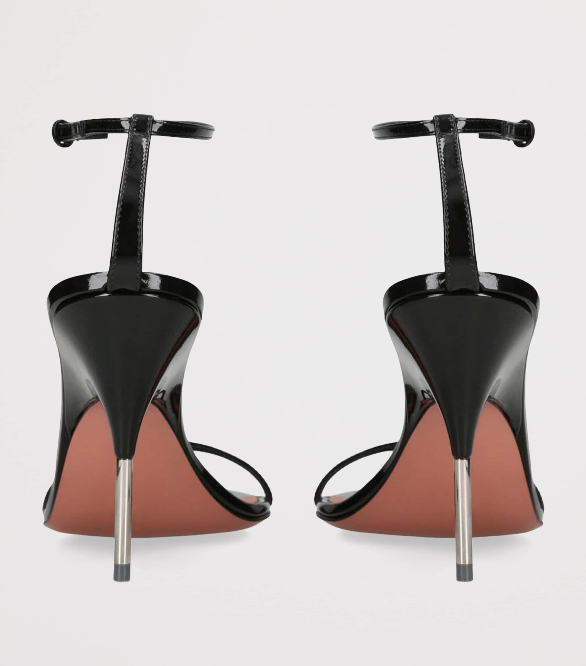 Patent Leather Bruna Sandals 95 BLACK Image 2