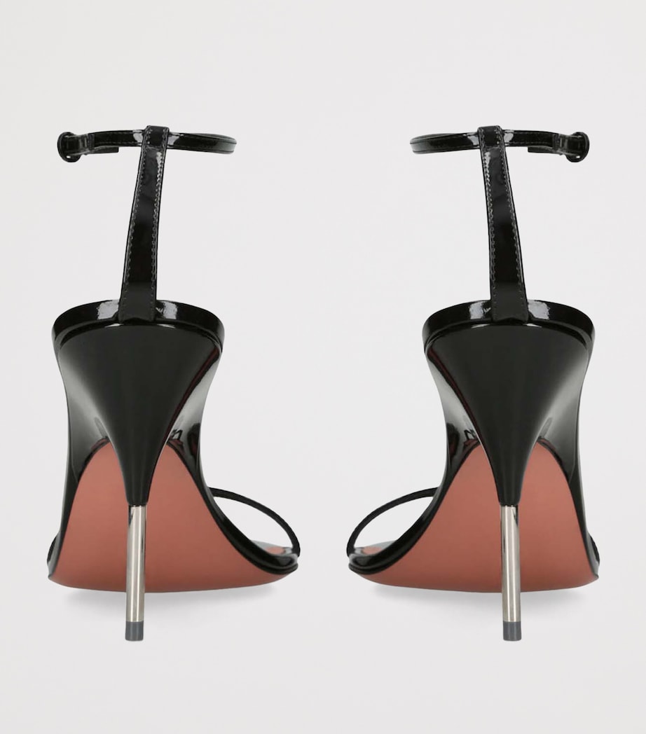 Patent Leather Bruna Sandals 95 BLACK Image 2