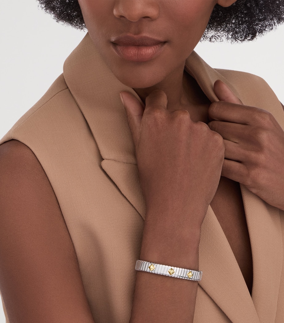Bvlgari Yellow Gold and Stainless Steel Tubogas Bracelet Yellow Gold & Steel Image 3