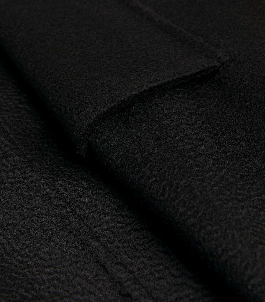 Wool Trench Coat BLACK Image 6