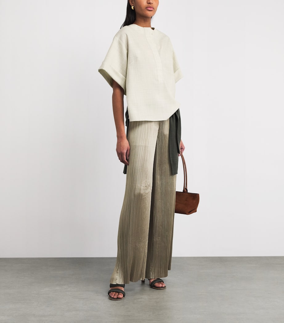 Virgin Wool Yani Blouse MARBLE MELANGE Image 2