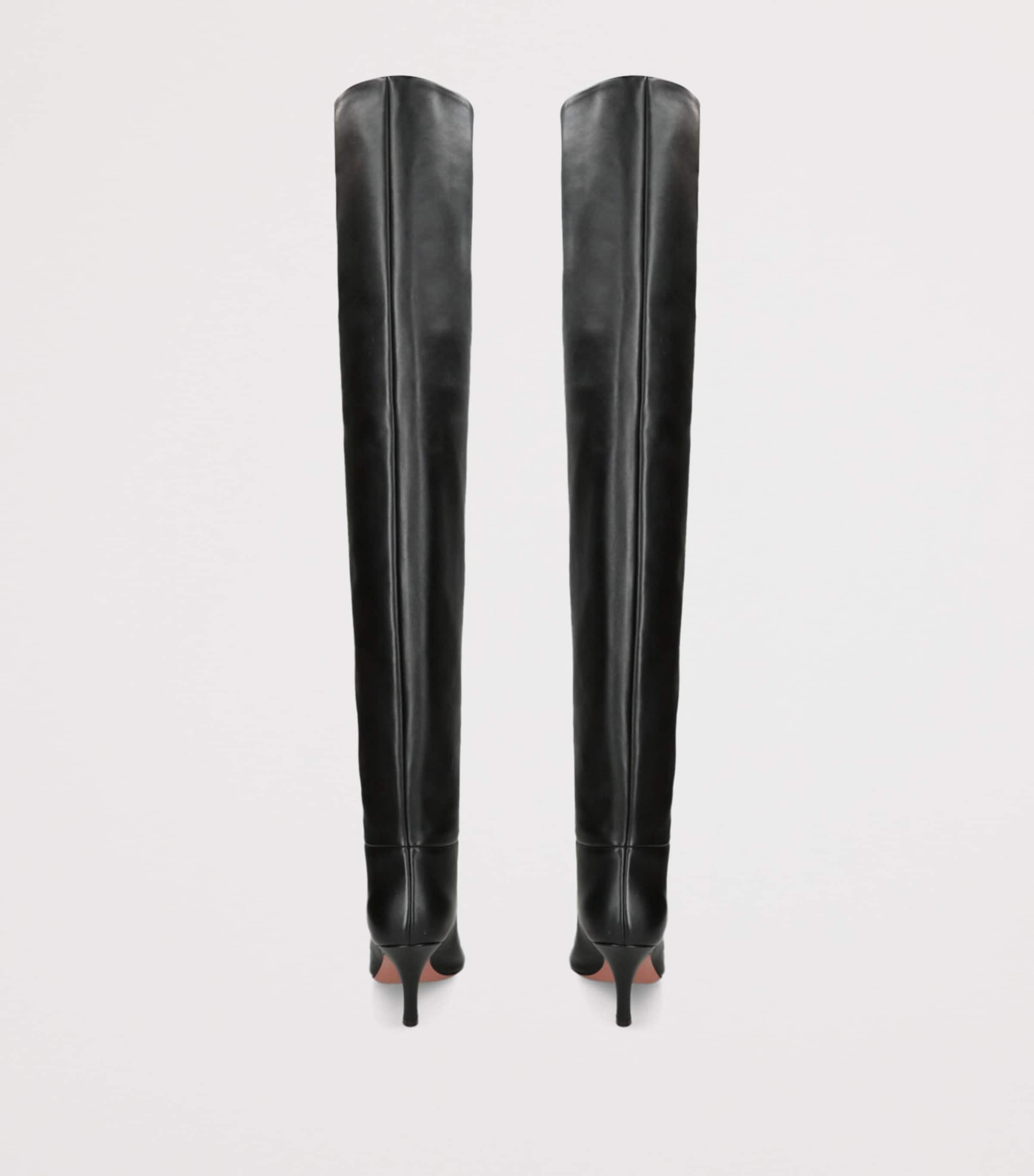 Leather Jamie Over-The-Knee Boots 80 BLACK Image 2