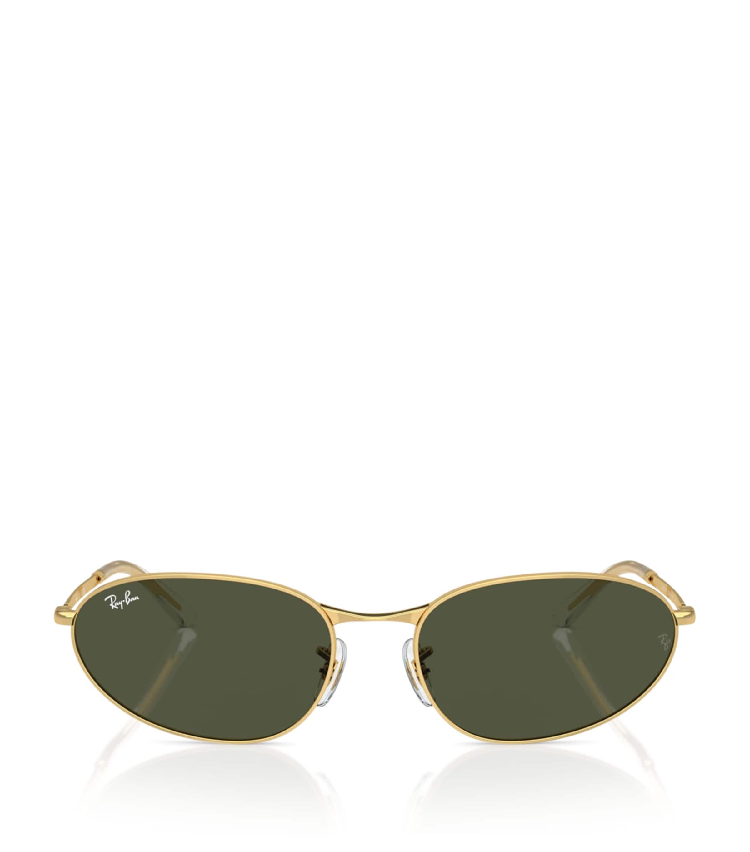 Ray Ban Ray-ban Womens Gold Rb3734 Irregular-frame Metal Sunglasses In Gold