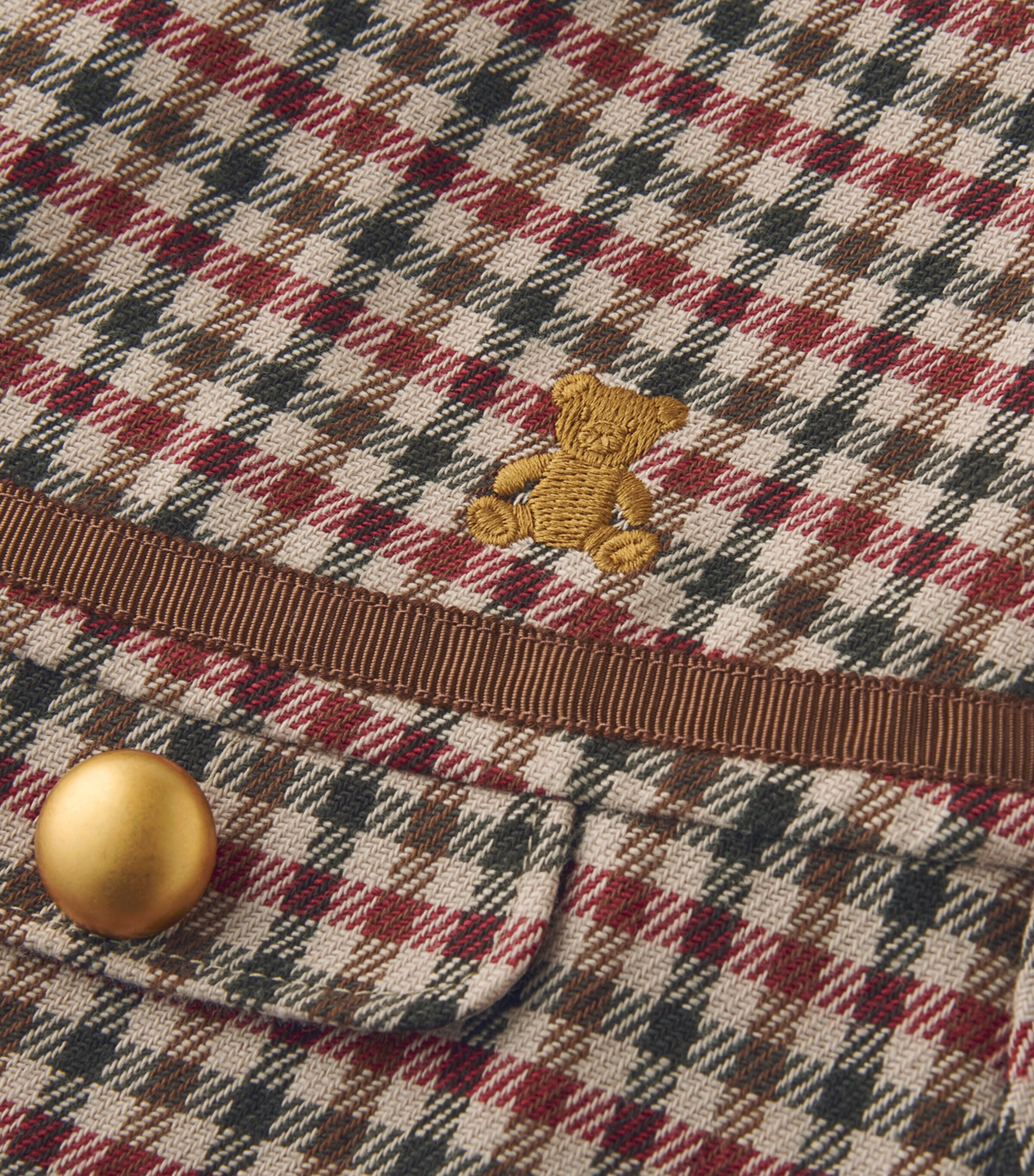 Tweed Checked Dress (3-9 Years) 11 Image 5