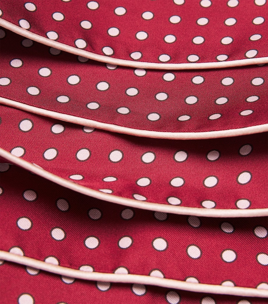 Olivia von Halle Womens Silk Spot Capability Robe Palazzo Image 6