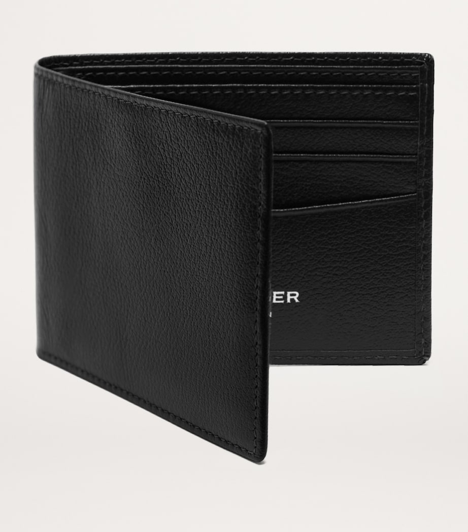 6-Slot Capra Bifold Wallet BLACK Image 3