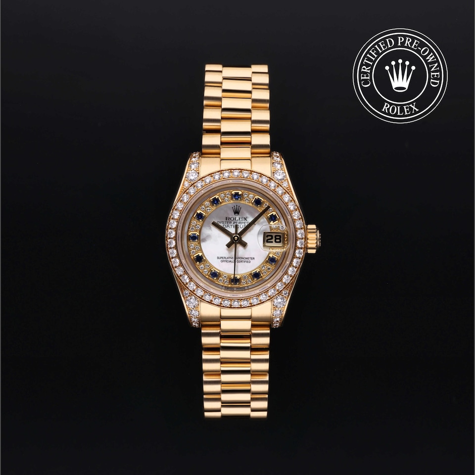 Rolex Certified Pre-Owned Lady-Datejust Roman Champagne