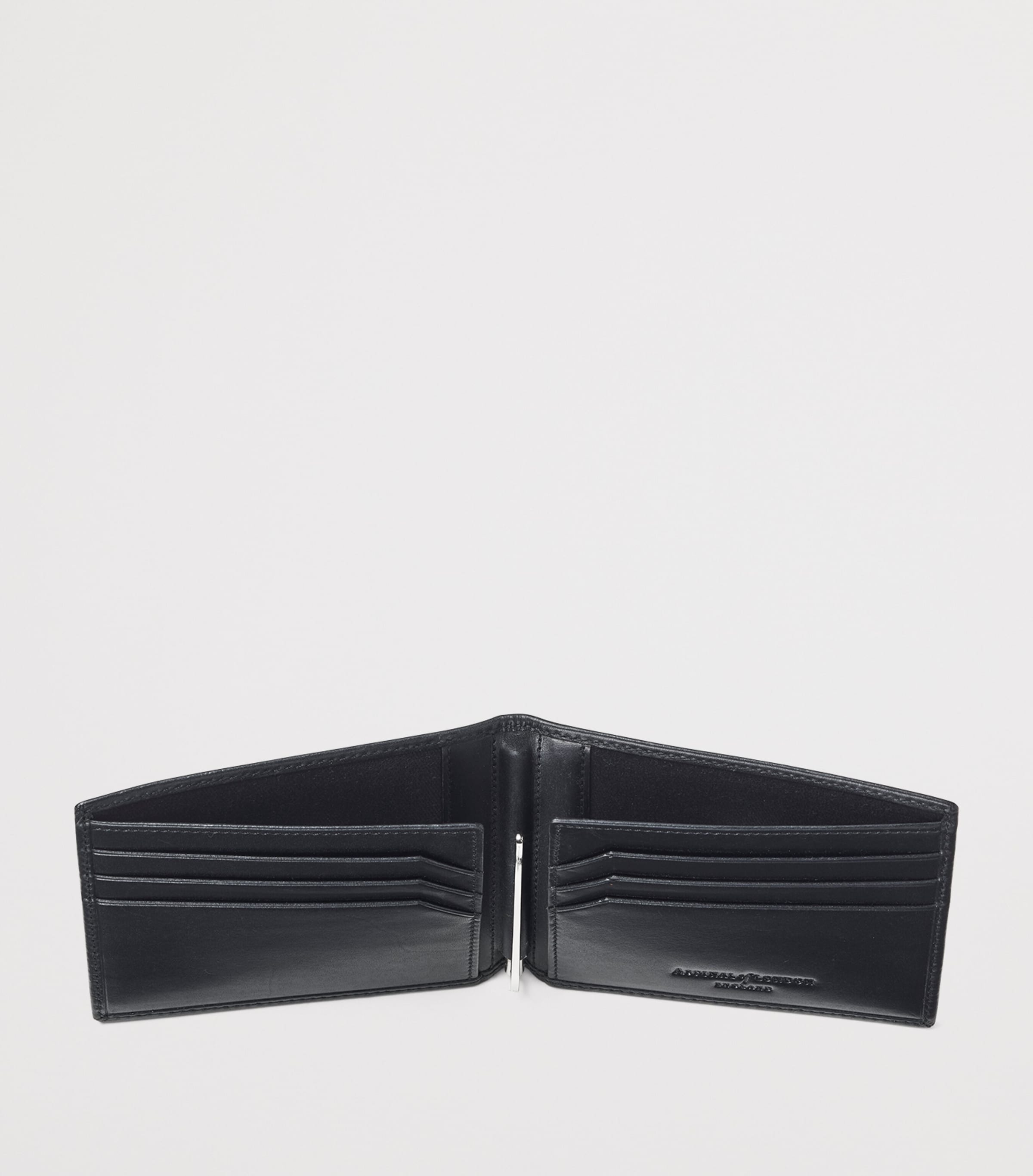 Leather Bifold Wallet BLACK Image 5
