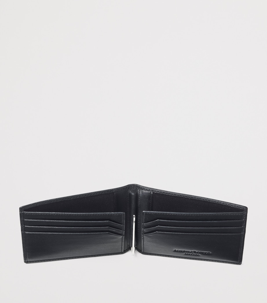 Leather Bifold Wallet BLACK Image 5