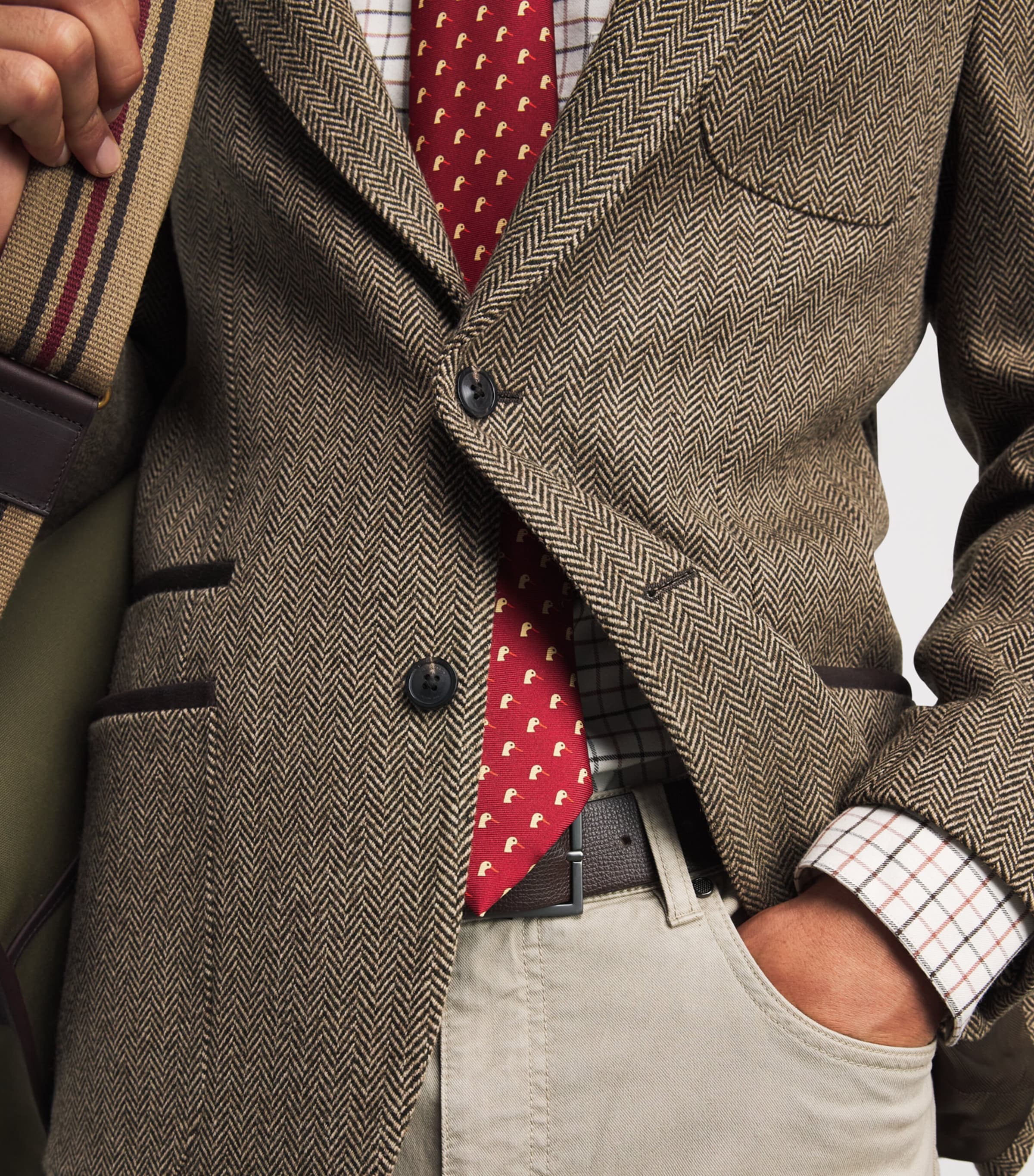 Purdey Silk Dapper Duck Tie Drr Image 2
