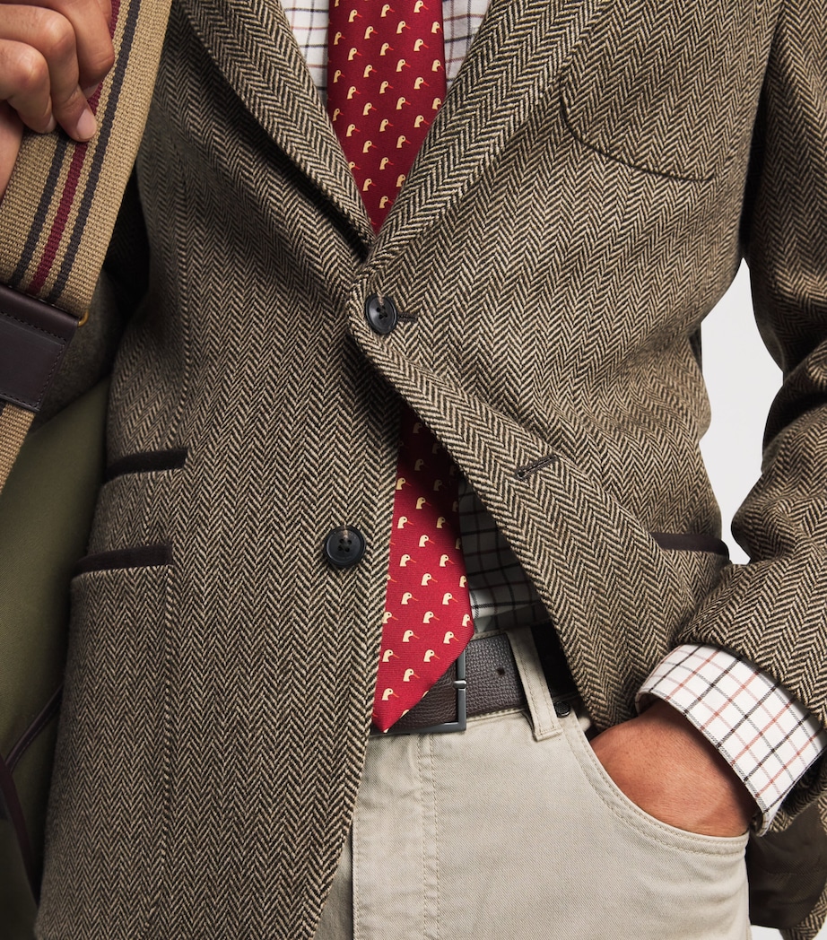 Purdey Silk Dapper Duck Tie Drr Image 2