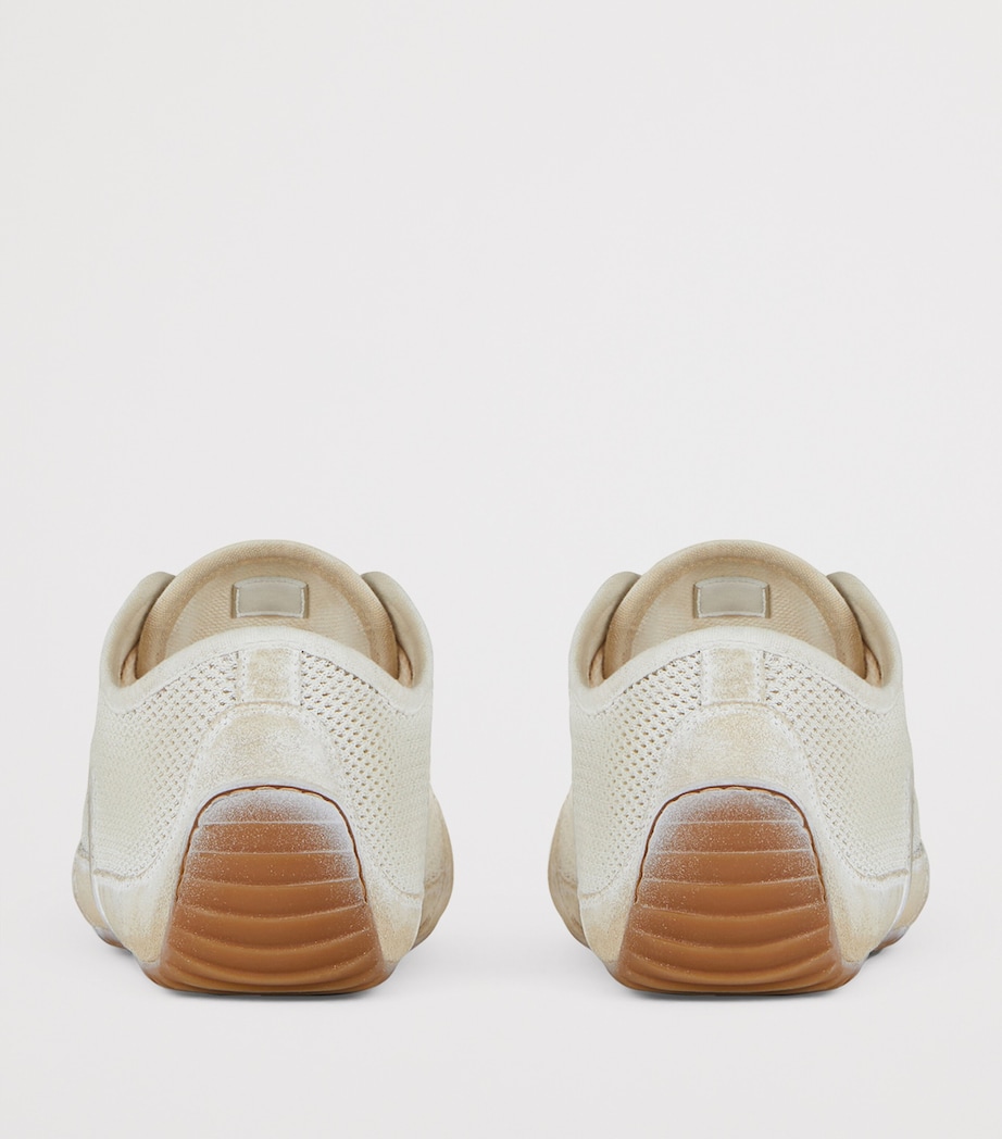 Distressed Slim Sneakers BEIGE/WHITE Image 4