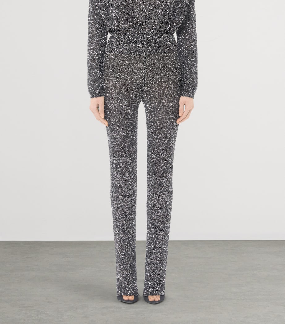 Sequin Knit Trousers NUD Image 2