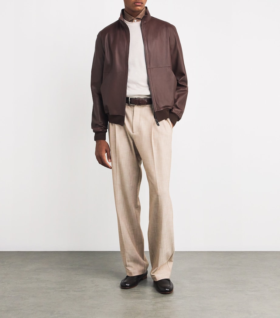 Grained Leather Loafers 030 DARK BROWN EBONY Image 6