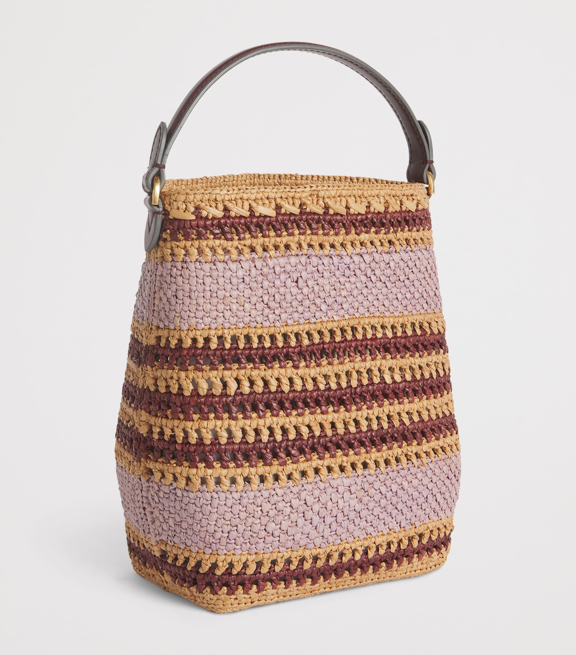 Anya Hindmarch Raffia Stripe Cross-Body Bag Iris Image 3