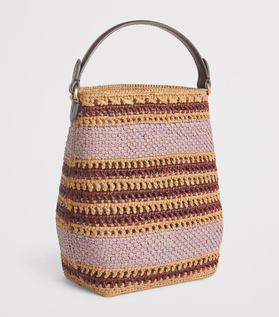 Anya Hindmarch Raffia Stripe Cross-Body Bag Iris Image 3