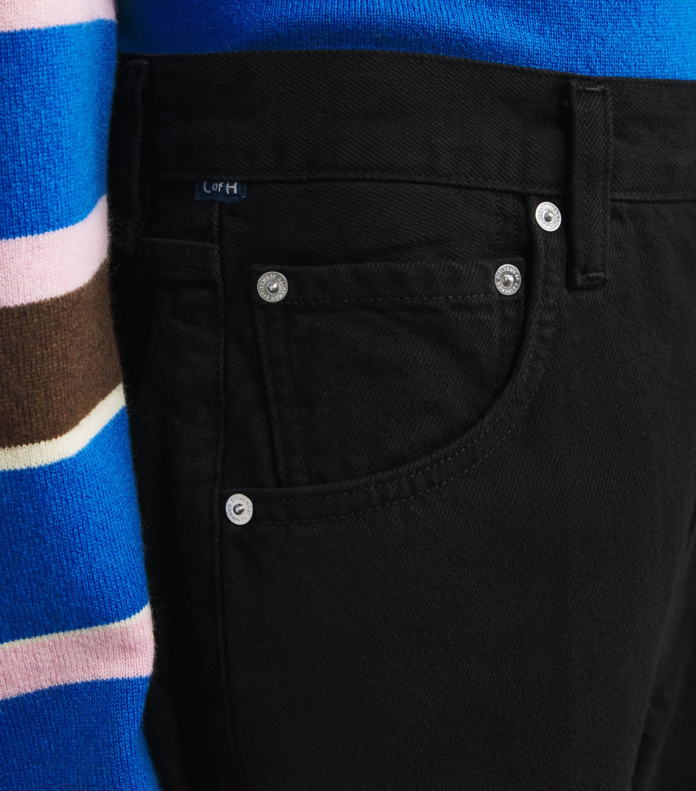 The Ayla Baggy Jeans SBLK Image 6