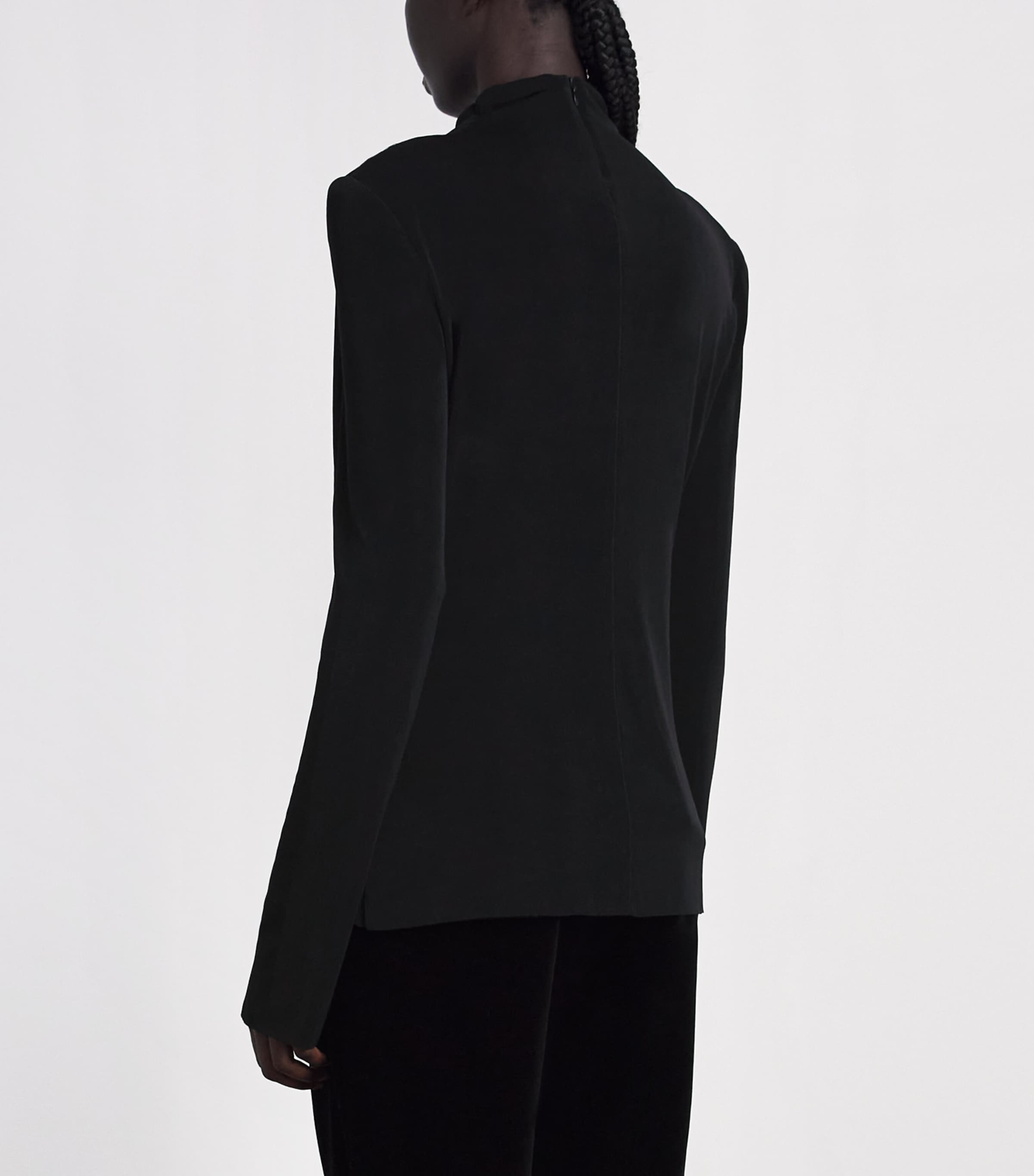 CAMILLA AND MARC Womens Long-Sleeve Katerina Top Dblk Black Image 5