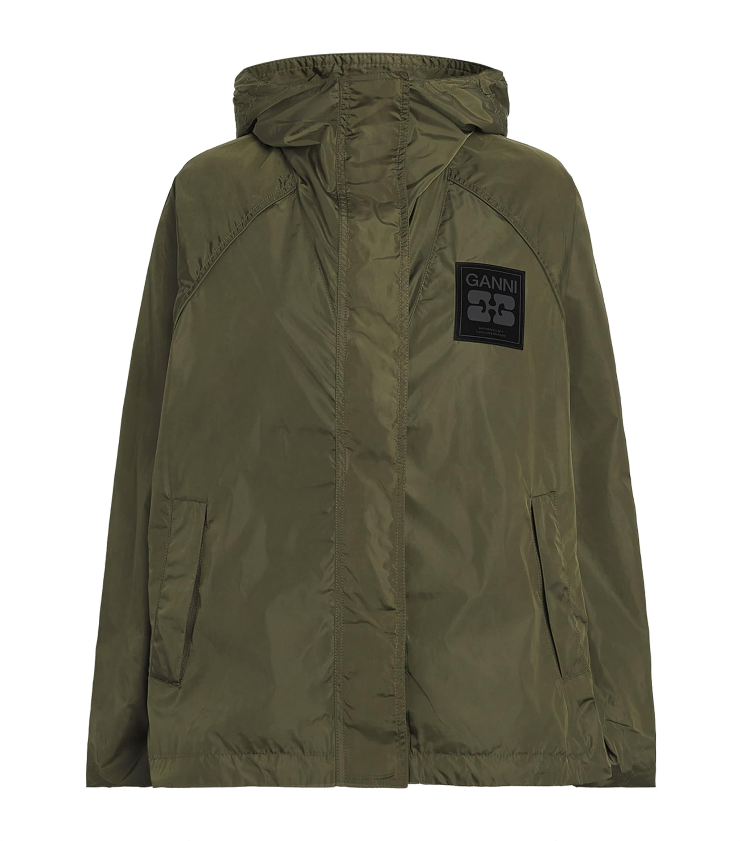 GANNI Lightweight Hooded Jacket | Women Clothing | Coats & Jackets | Sportswear | Sports Jackets | Designers | Ganni