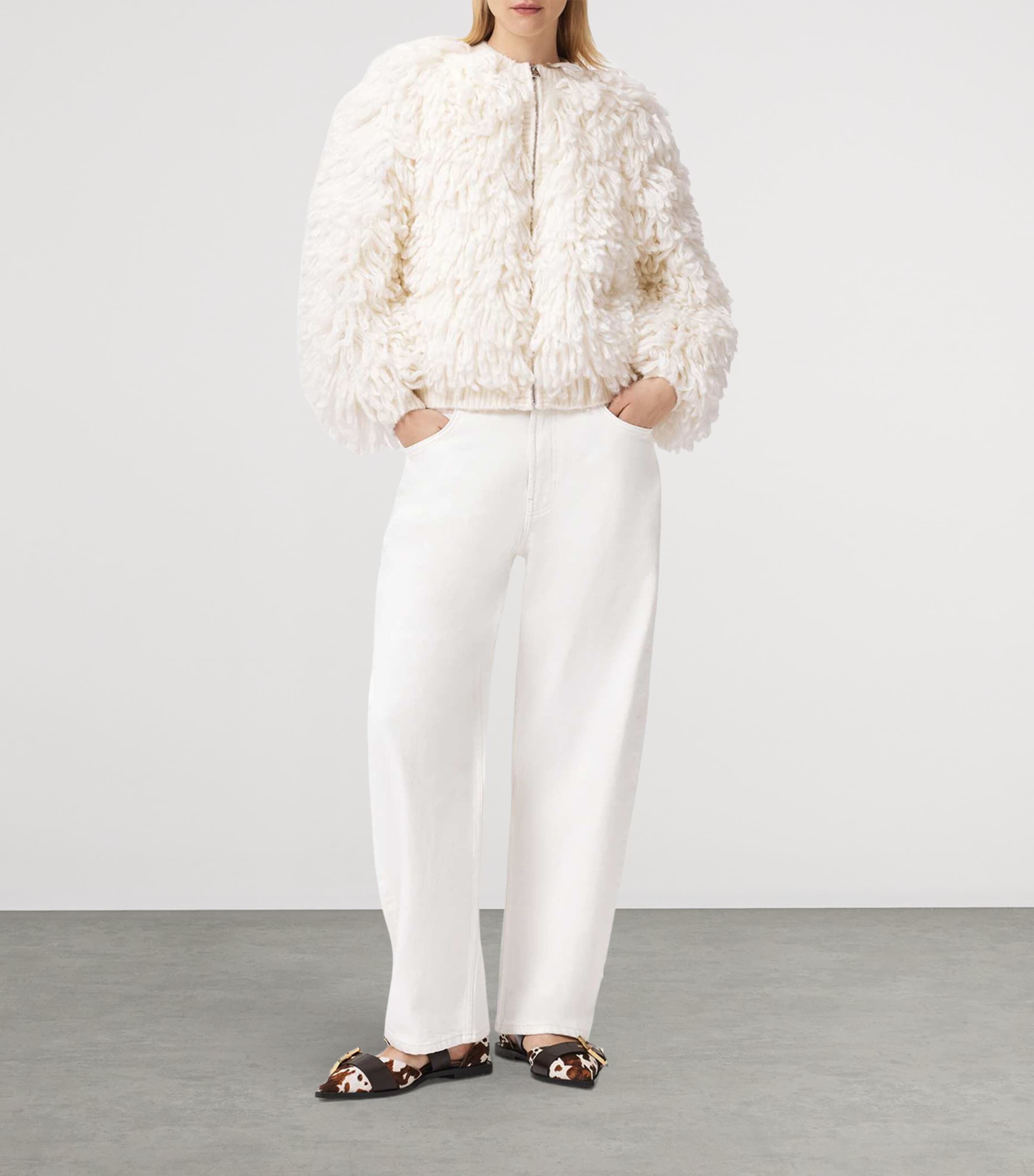 Wool-Blend Elias Jacket CHALK WHITE Image 2