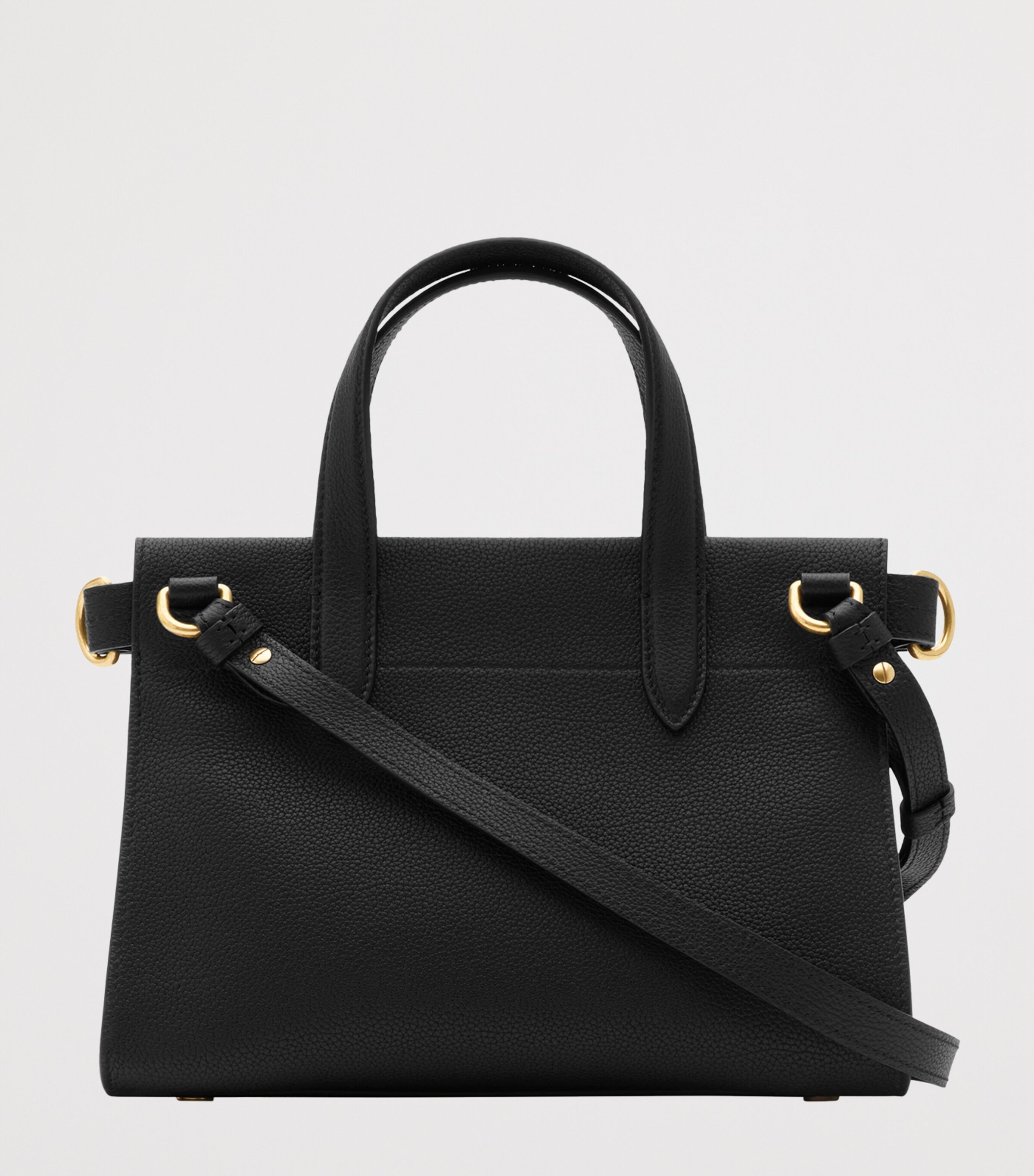 Mini Calfskin Cotswolds Tote Bag BLACK Image 5
