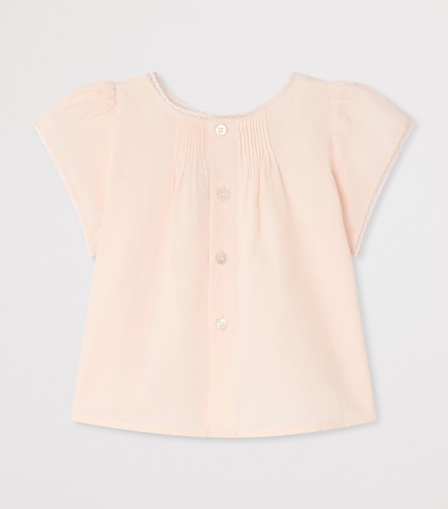 Cotton Blouse (6-18 Months) ROSE PETALE Image 2