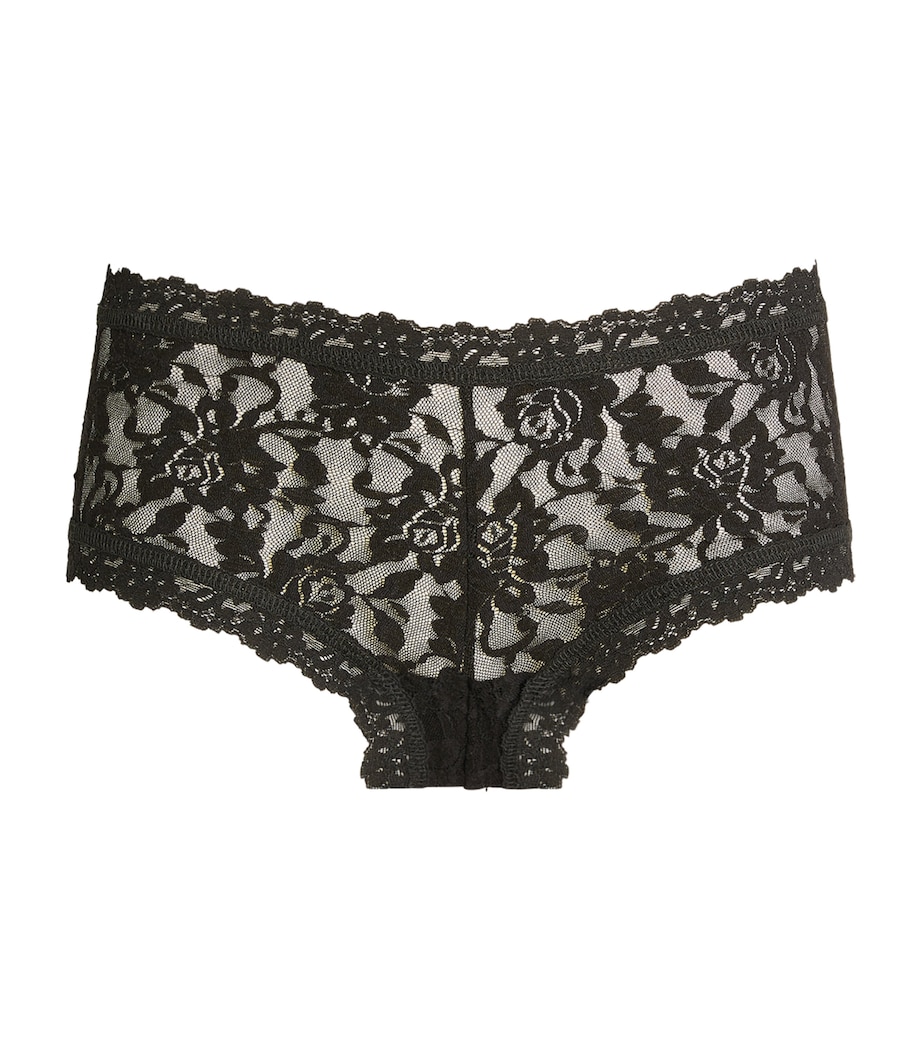 Signature Lace Boyshorts BLACK Image 1