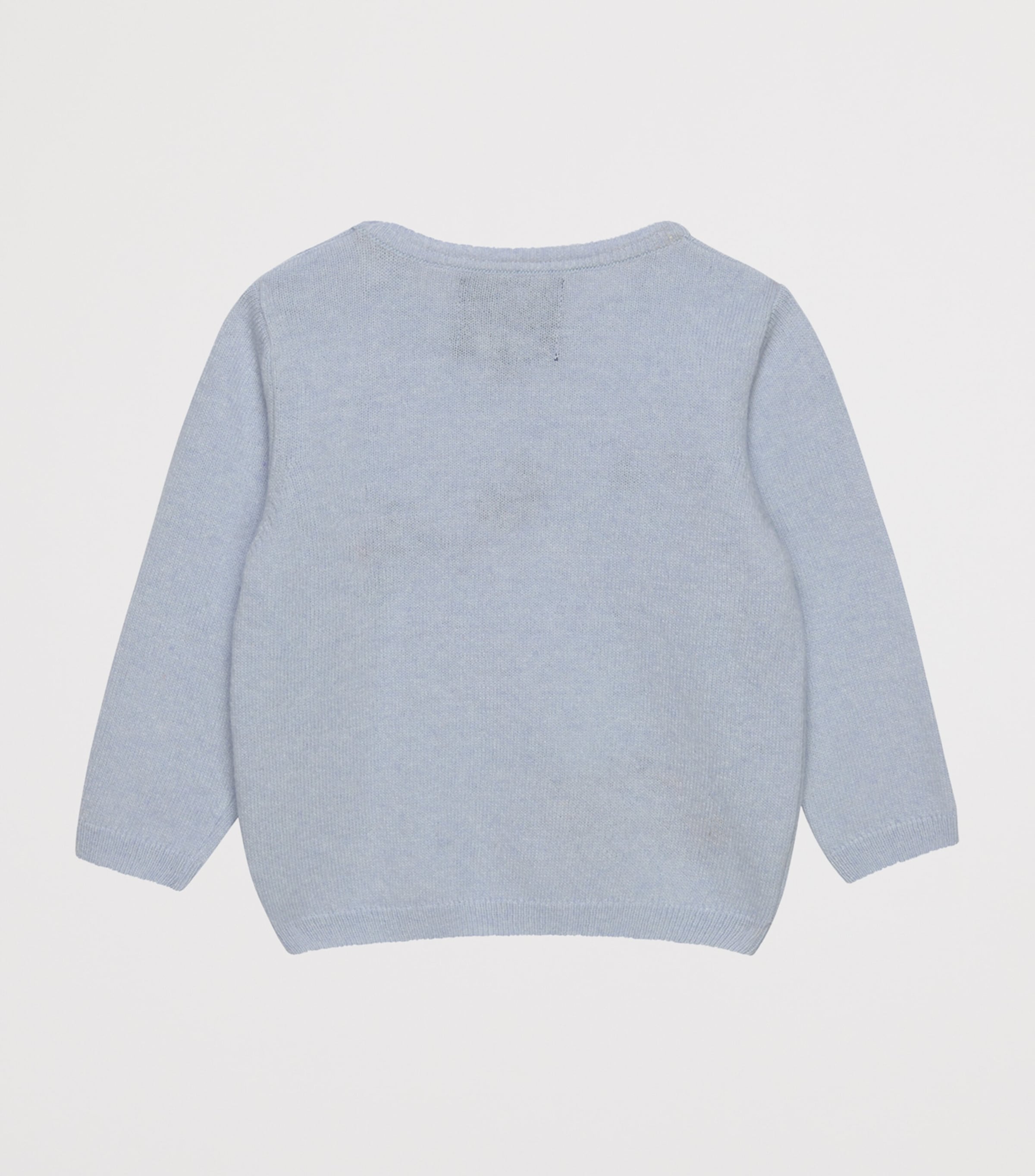 Wool-Blend Herbie and Wilbur Sweater (3-24 Months) ICY BLUE Image 2