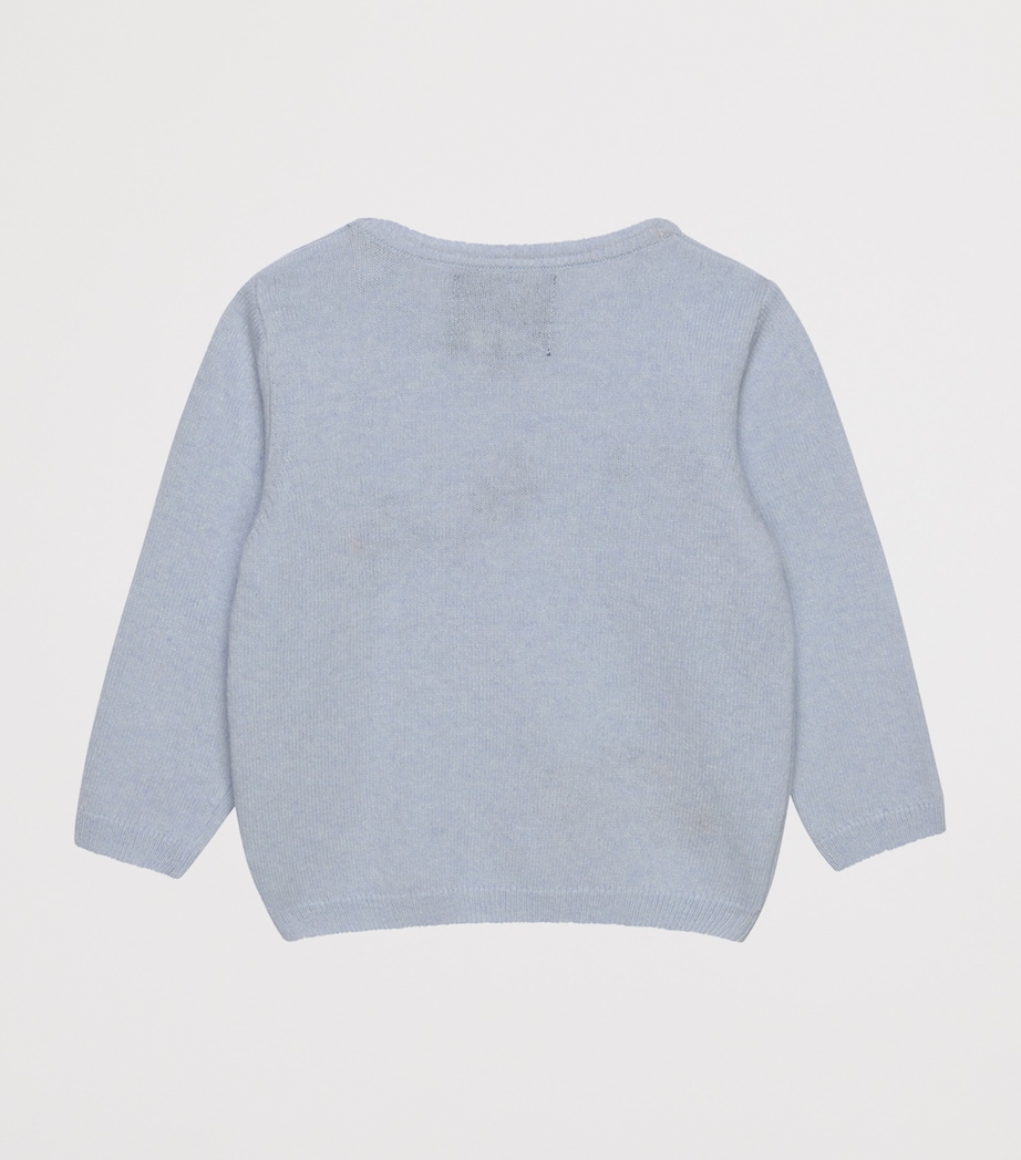 Wool-Blend Herbie and Wilbur Sweater (3-24 Months) ICY BLUE Image 2