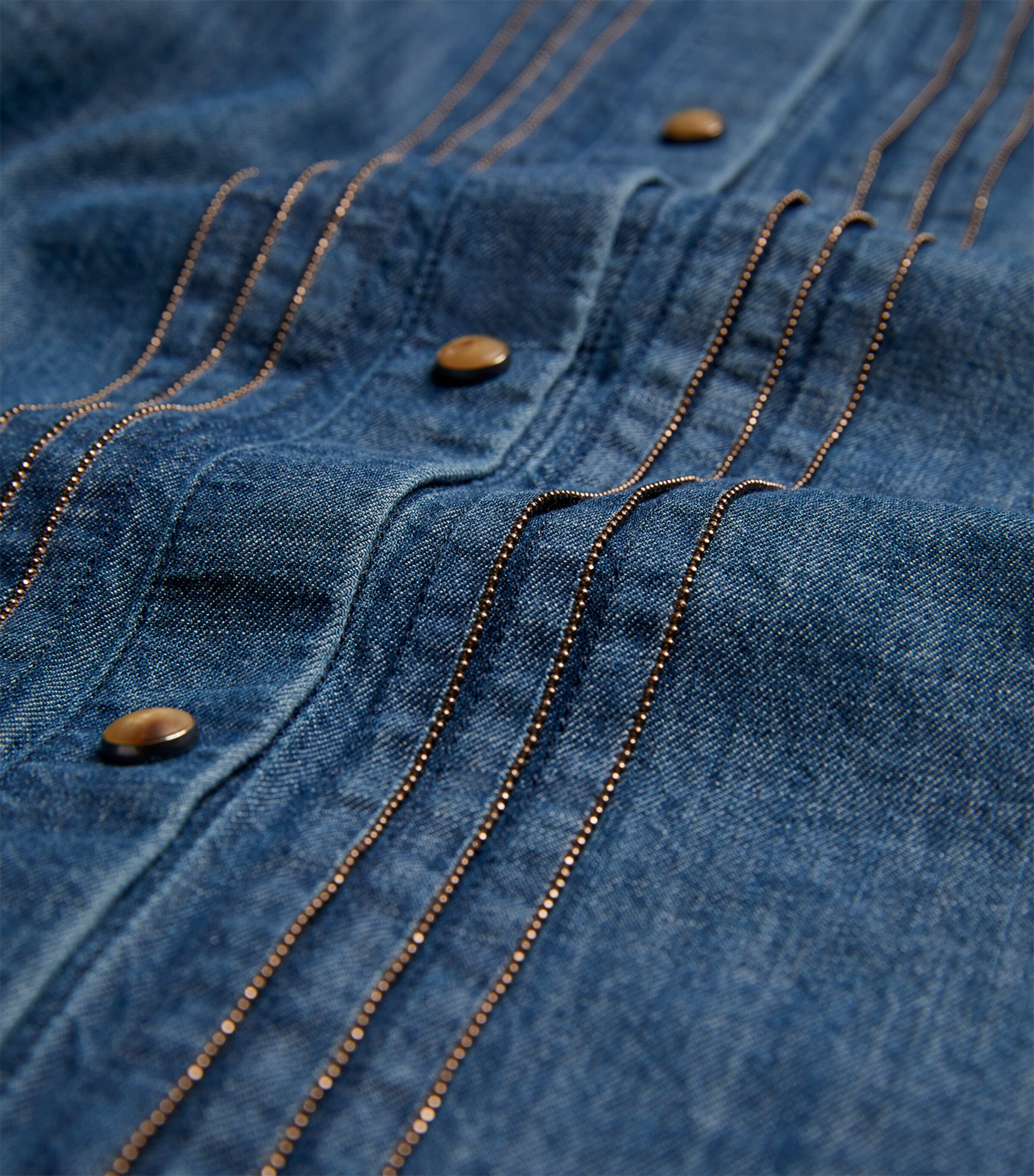 Brunello Cucinelli Kids Denim Shirt (8-11 Years) Image 2
