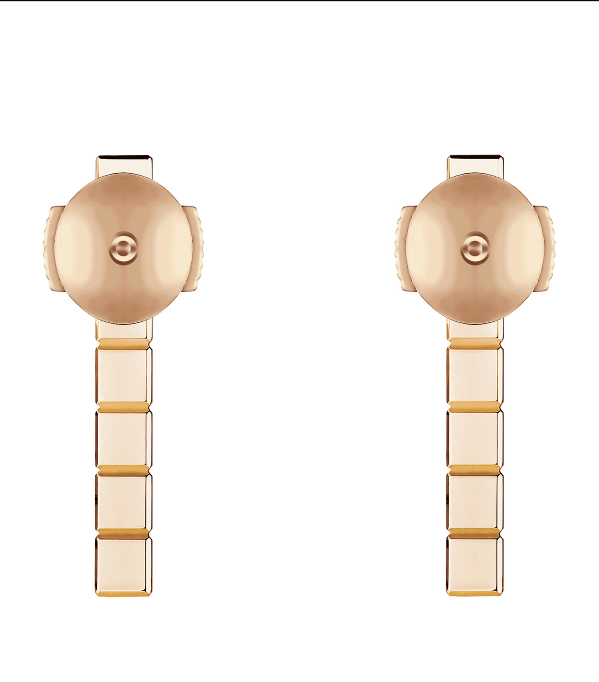 Rose Gold Ice Cube Earrings 18K ROSE GOLD Image 3
