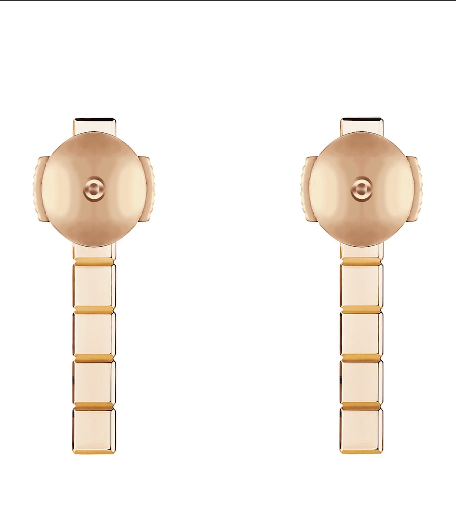 Rose Gold Ice Cube Earrings 18K ROSE GOLD Image 3