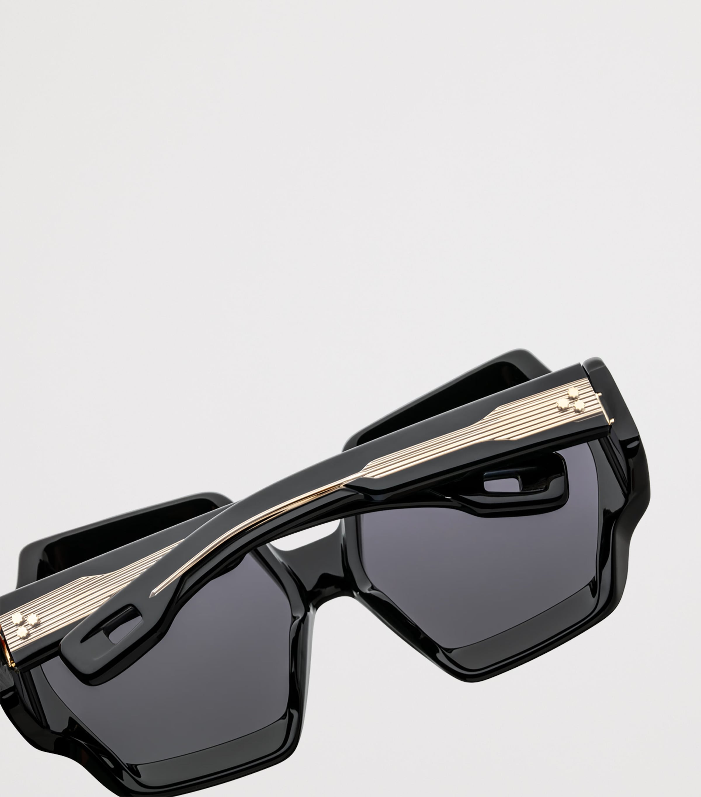 Jacques Marie Mage Grand Funk Hexagonal Sunglasses Black Image 4