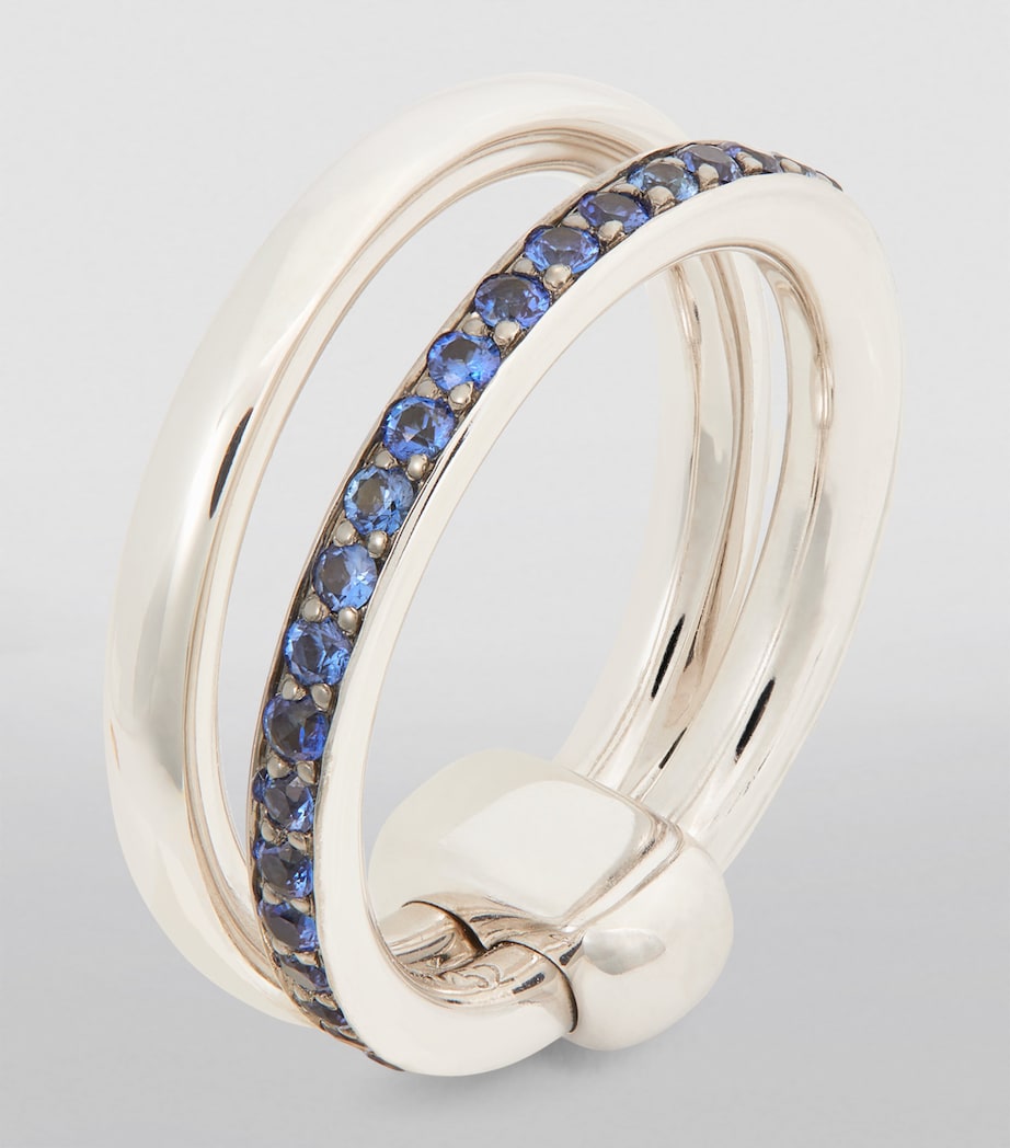 Pomellato White Gold and Sapphire Pomellato Together Ring Image 2