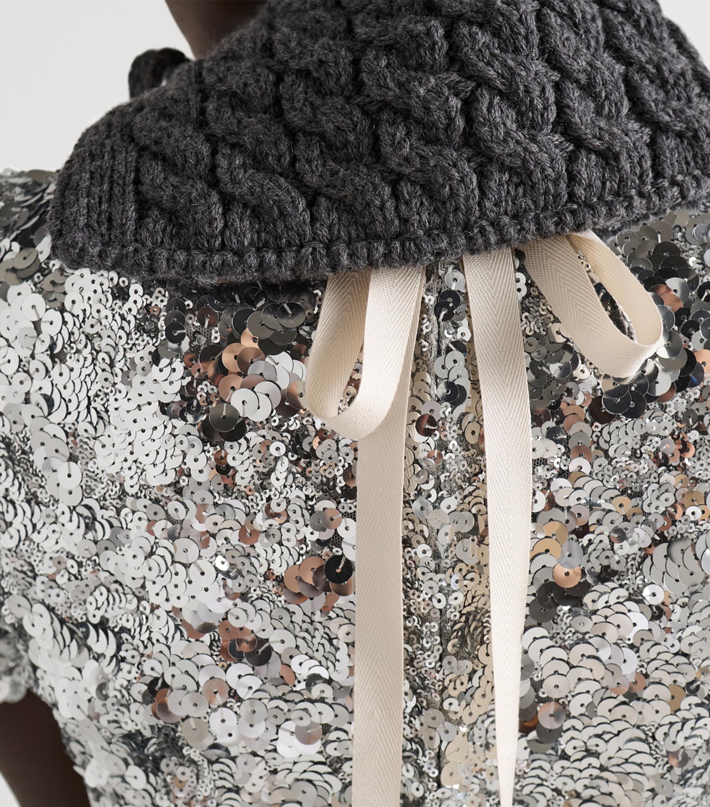 Embroidered Sequin T-Shirt F0118 Image 6