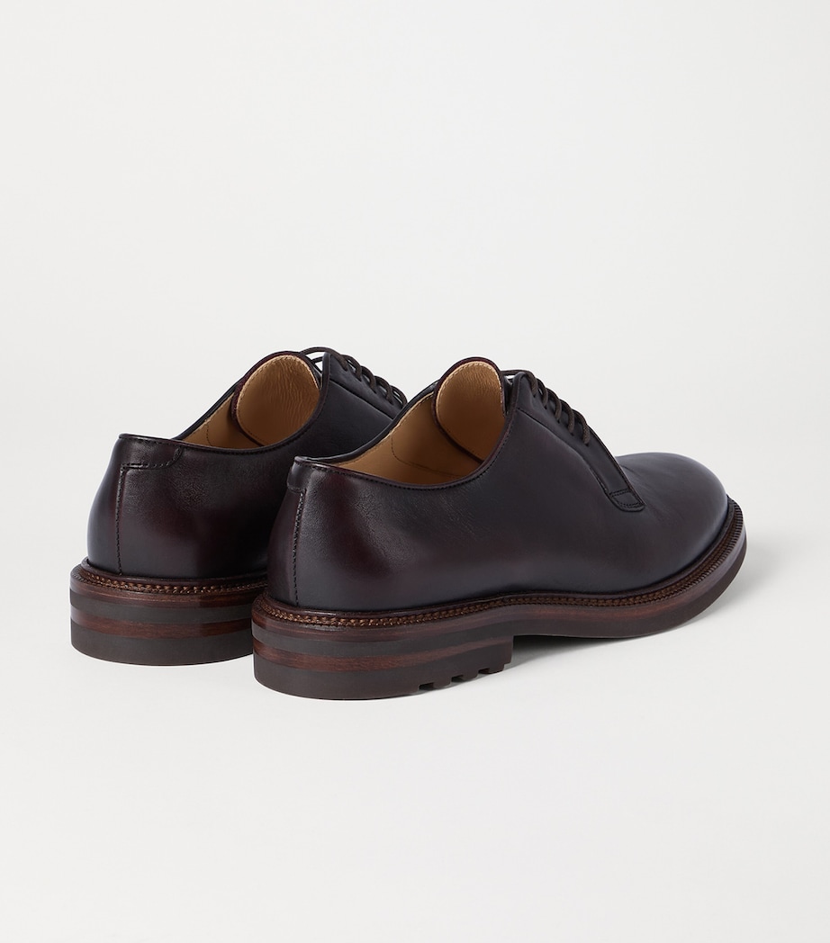 Burnished Calfskin Derby Shoes C4235 Image 5