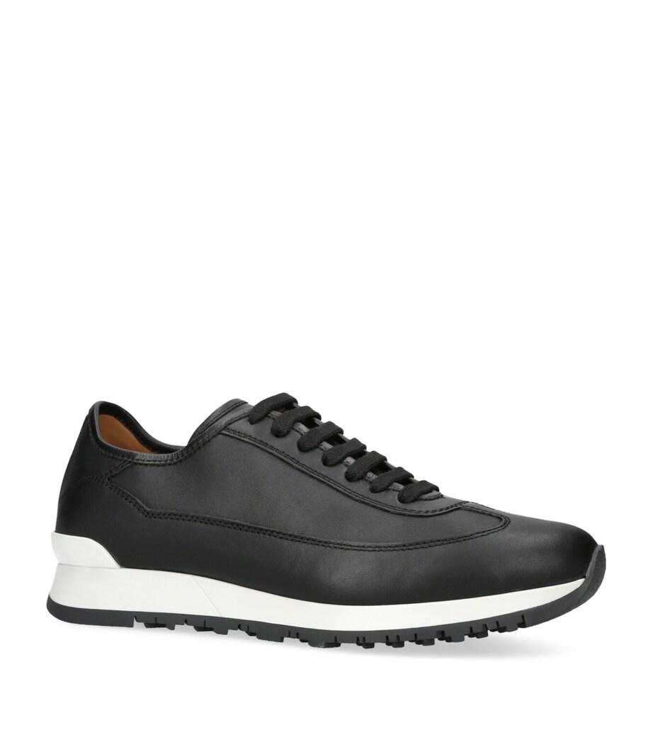 Leather Hurlinghem Runner BLACK Image 3