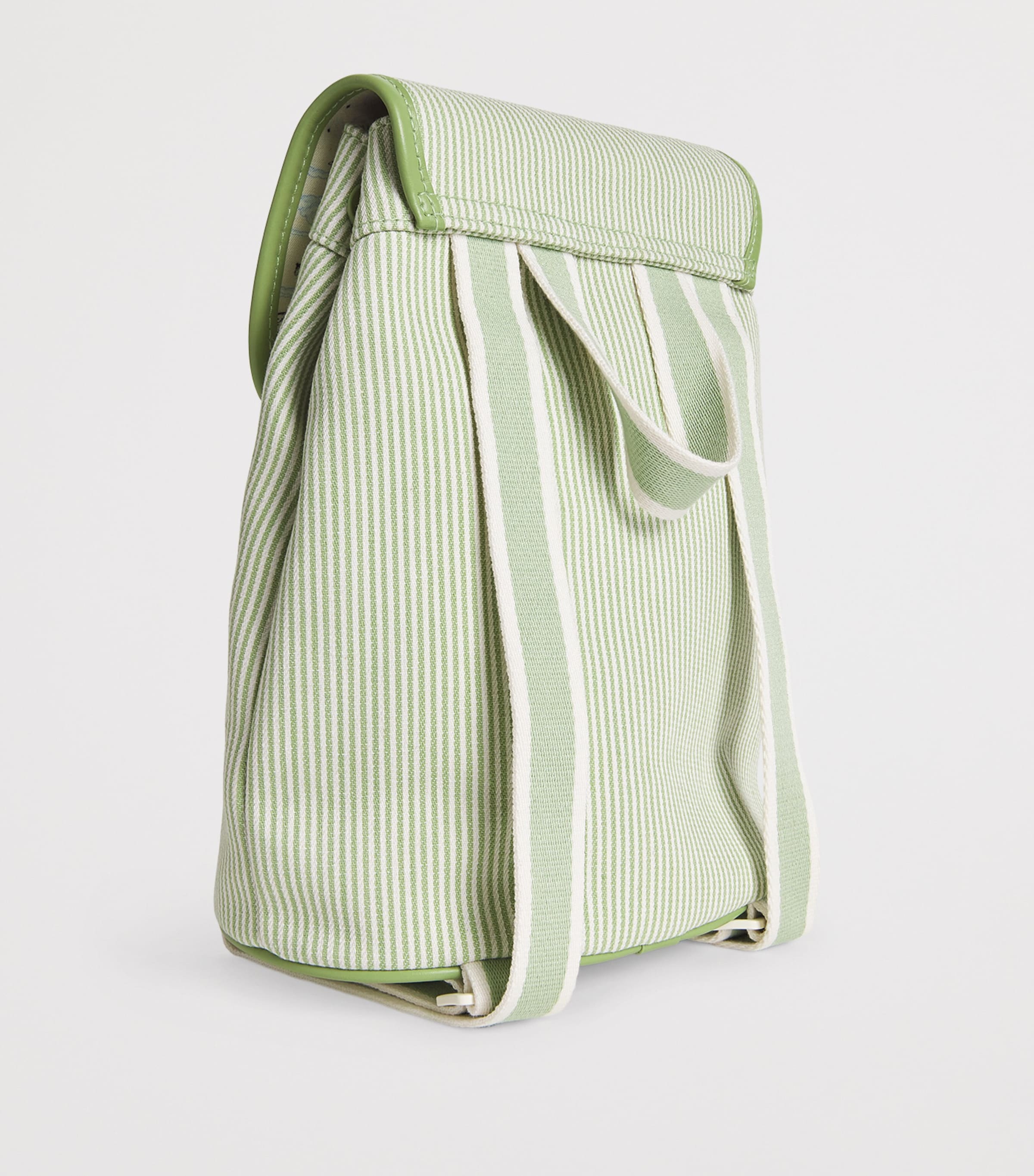 Harrods Embroidered Backpack Green Image 2