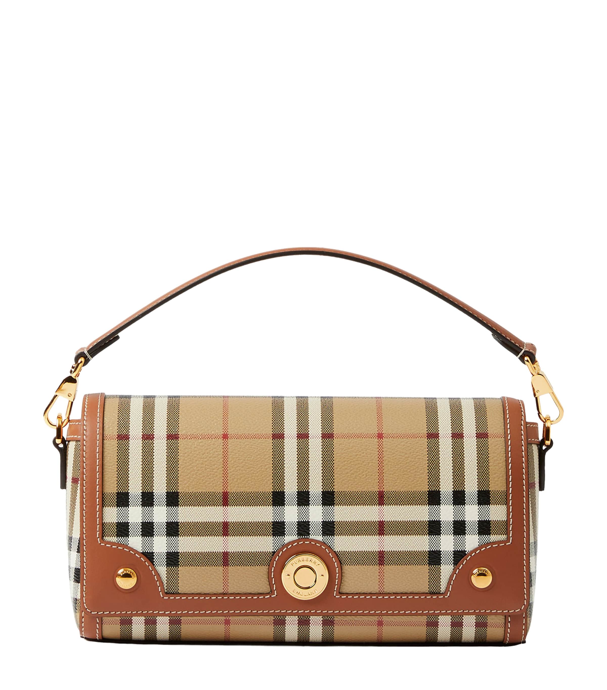 Check Top-Handle Bag BRIAR BROWN Image 1