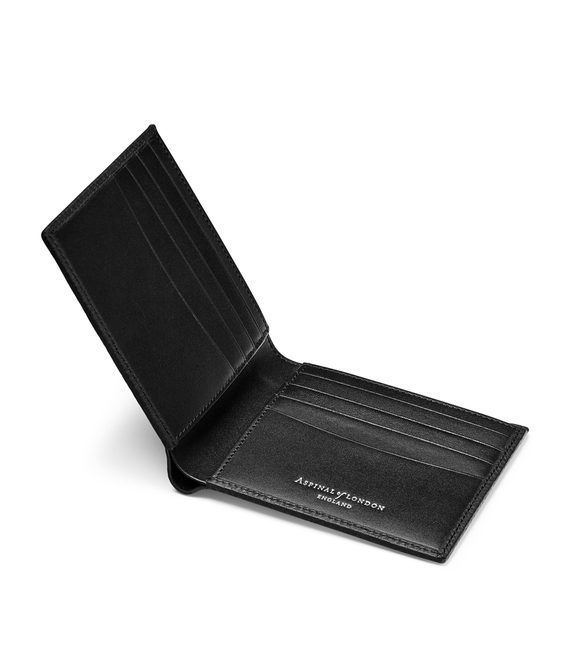 Classic Billfold Leather Wallet BLACK Image 2