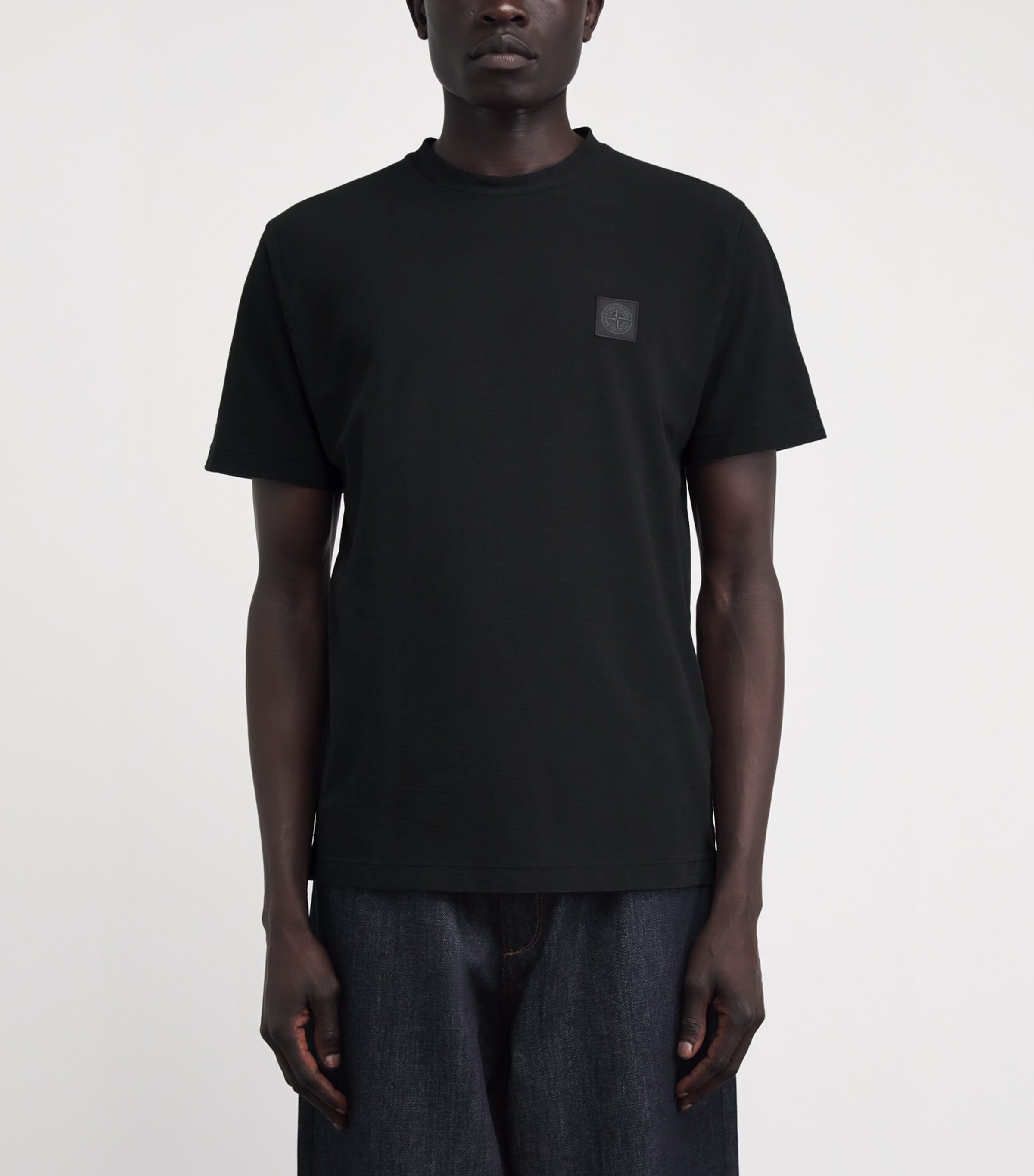 Stone Island Mens Organic Cotton Ghost T-Shirt Image 4