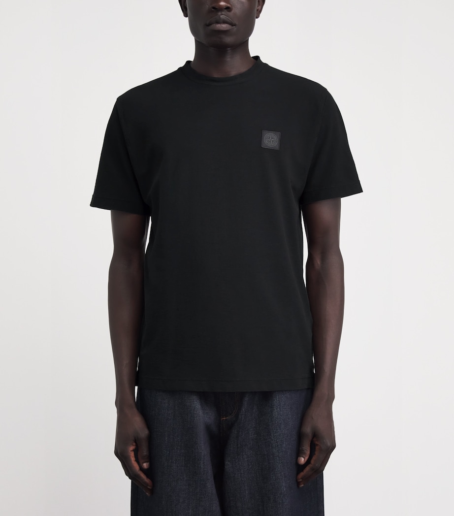 Stone Island Mens Organic Cotton Ghost T-Shirt Image 4