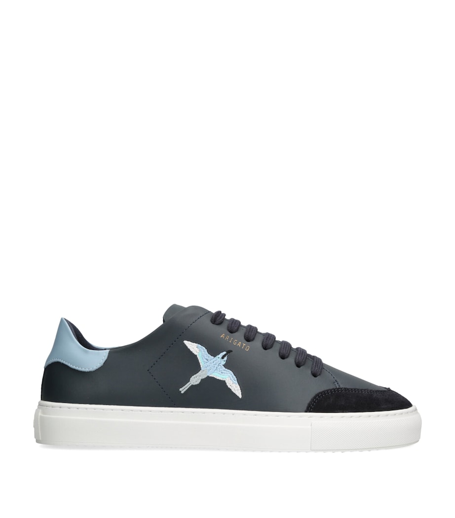 Suede Clean Bee Bird Low-Top Sneaker BLUE/DARK Image 1